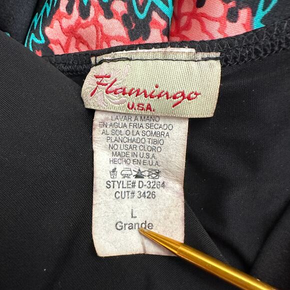 Flamingo USA Womens Top Size L Y2K Babydoll Handkerchief Hem Fairygrunge Alt‎ - Picture 4 of 8